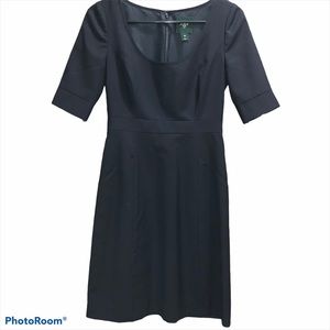 J. Crew Suiting Black Dress Mid Length EUC Size 00
